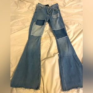 hollister bell bottom jeans never worn